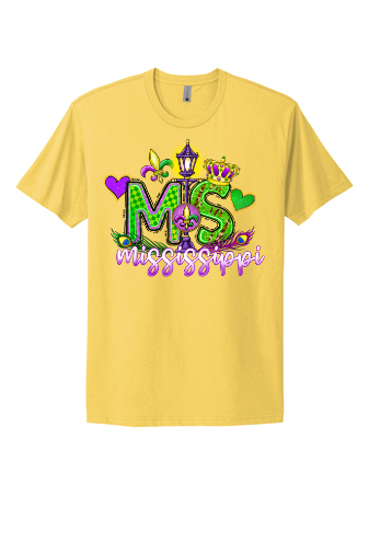 Mardi Gras Mississippi Short Sleeve