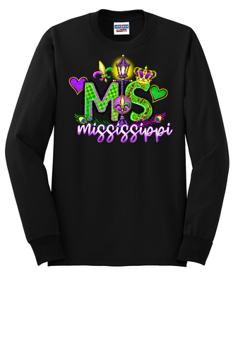 Mardi Gras Mississippi Long Sleeve