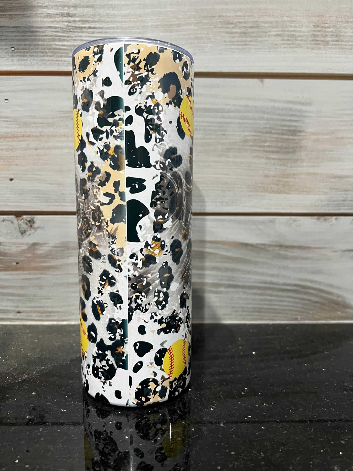 Softball Mom Cheetah Print 20oz