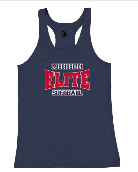 Badger B-Core Girls Racerback Tank