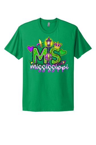 Mardi Gras Mississippi Short Sleeve