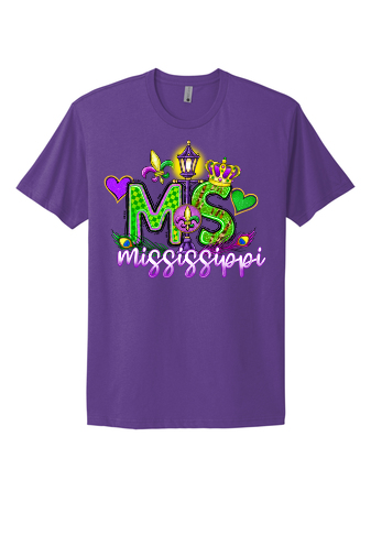 Mardi Gras Mississippi Short Sleeve