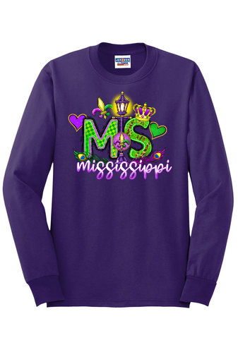 Mardi Gras Mississippi Long Sleeve