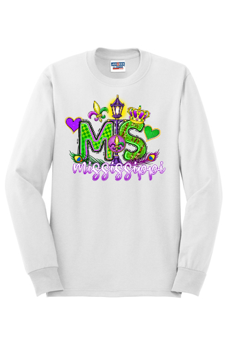 Mardi Gras Mississippi Long Sleeve