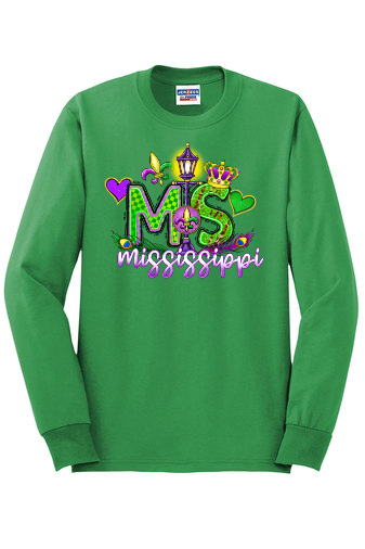 Mardi Gras Mississippi Long Sleeve