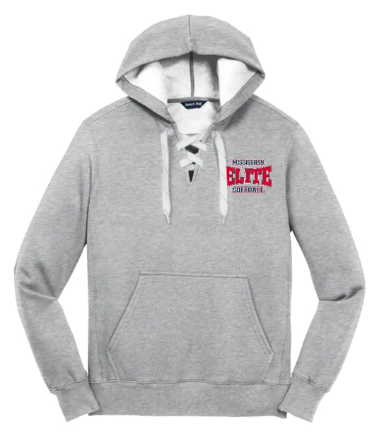 Sport-Tek Lace Up Pullover Hooded Sweatshirt