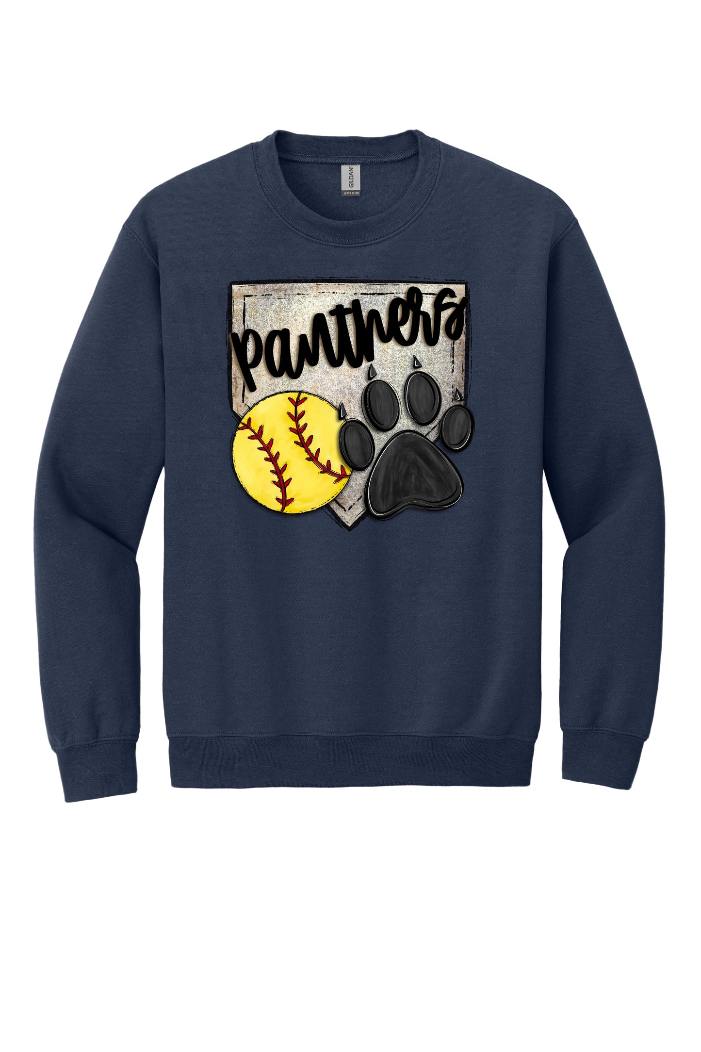 Panthers Paw Print Sweatshirt