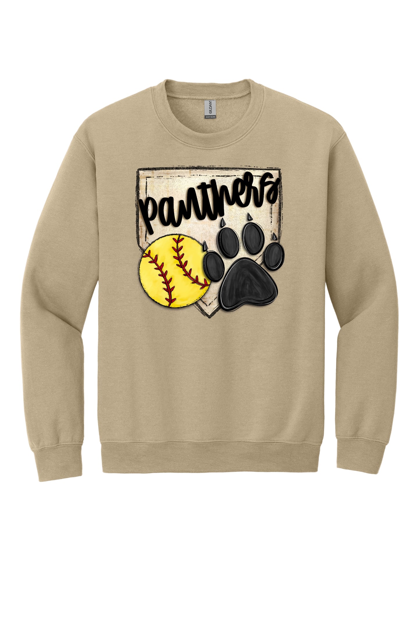Panthers Paw Print Sweatshirt