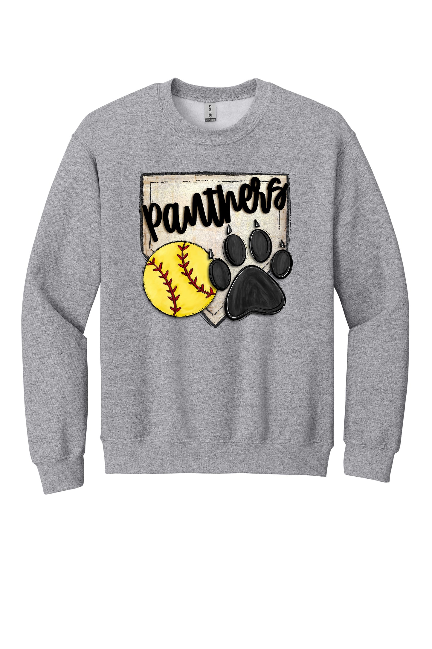 Panthers Paw Print Sweatshirt