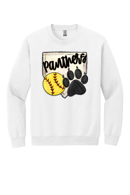 Panthers Paw Print Sweatshirt
