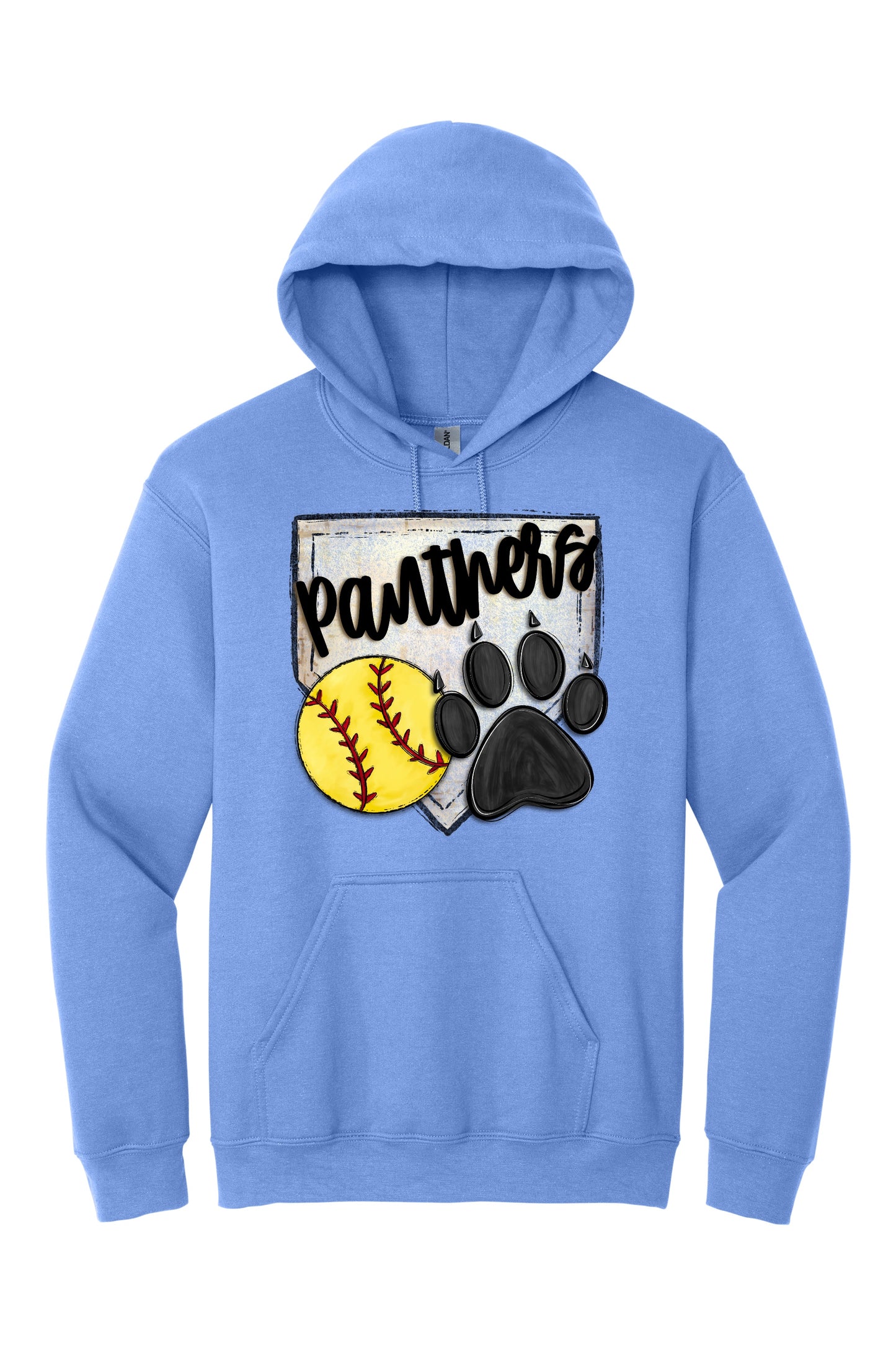 Panthers Paw Print Hoodie