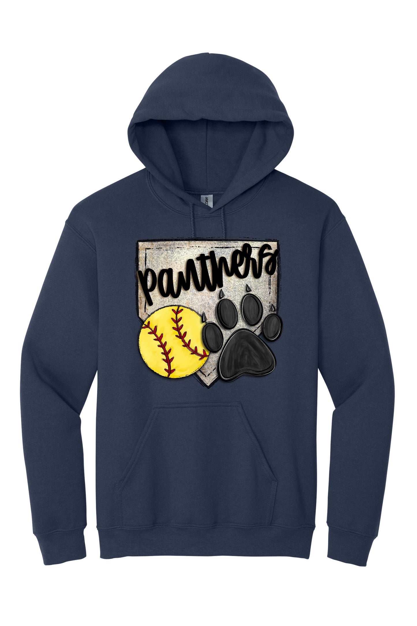 Panthers Paw Print Hoodie