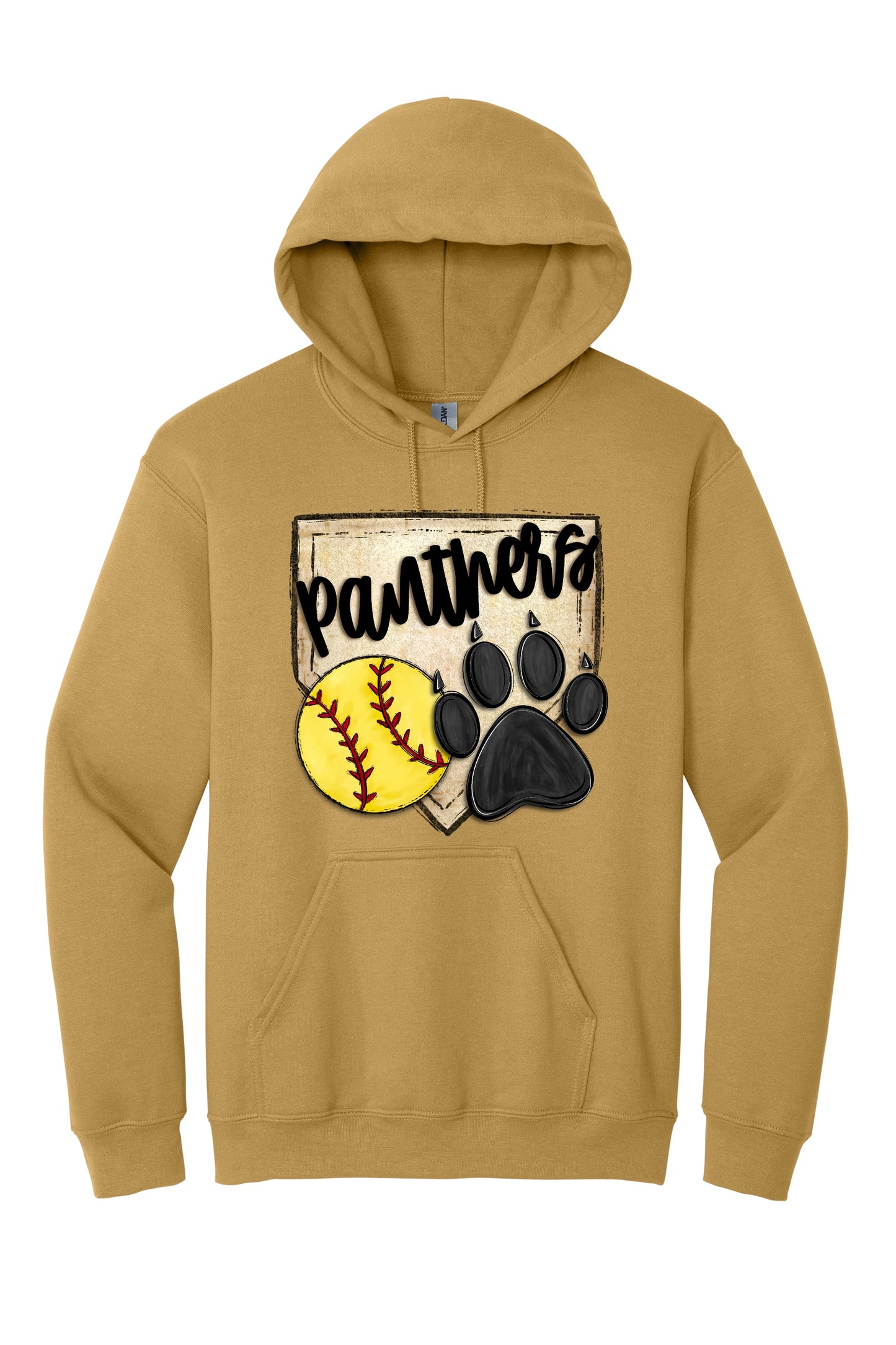 Panthers Paw Print Hoodie