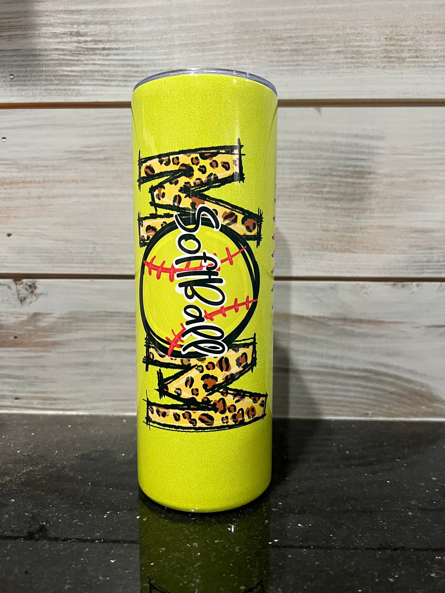 Softball Mom 20oz Skinny Tumbler