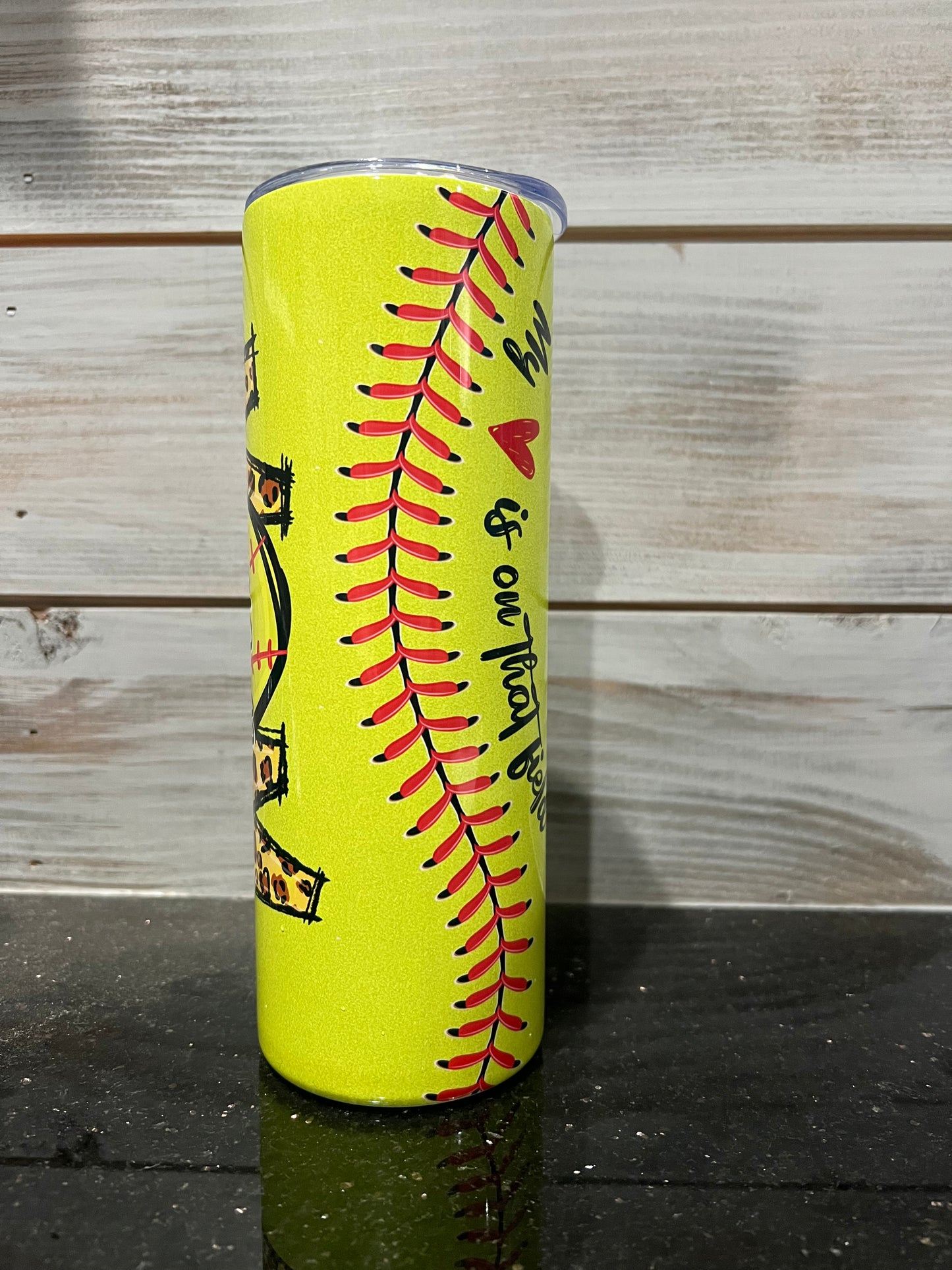 Softball Mom 20oz Skinny Tumbler