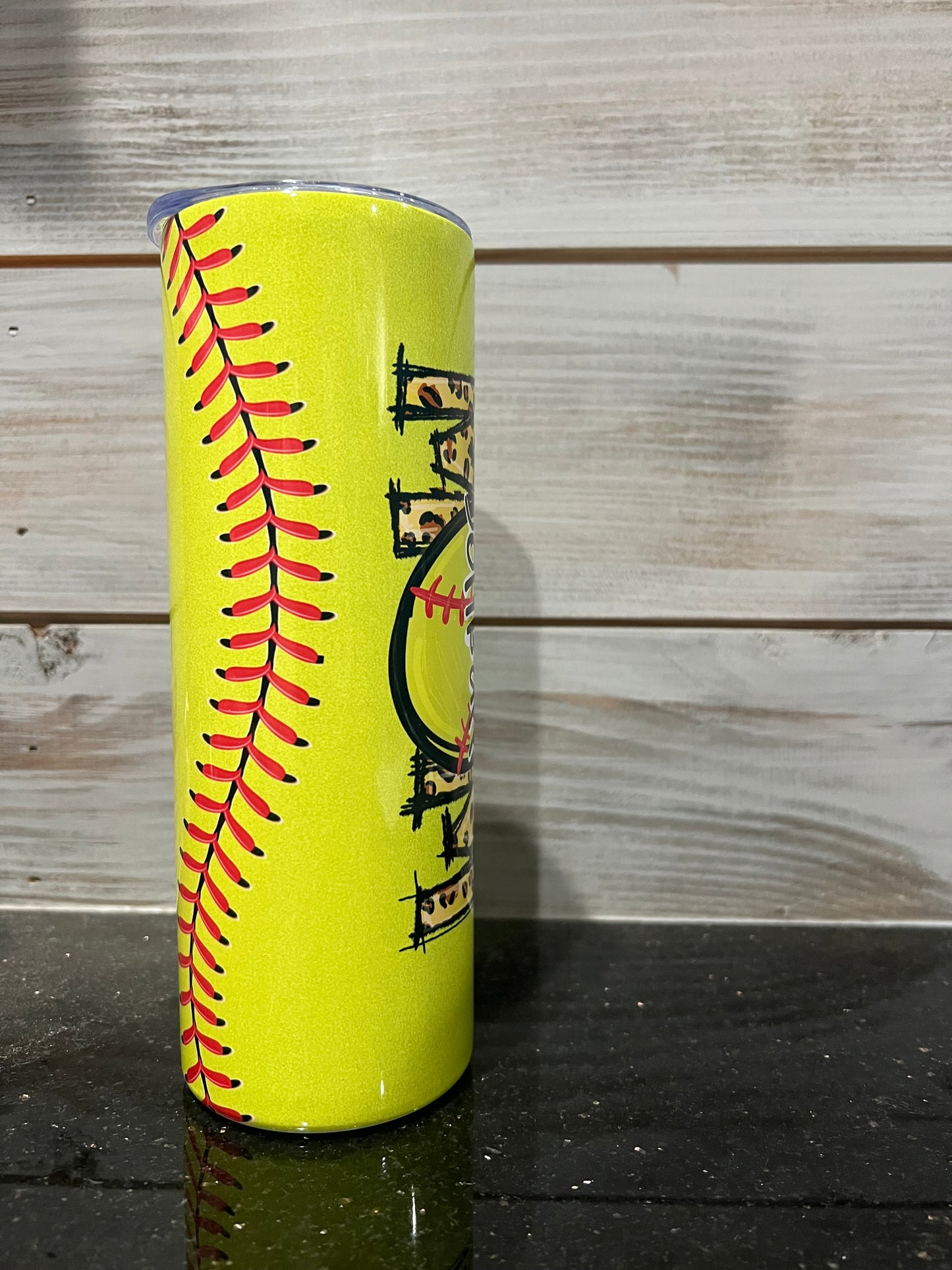 Softball Mom 20oz Skinny Tumbler